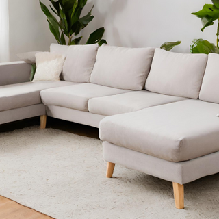 L-SHAPED COUCH: THE PERFECT FURNITURE PIECE FOR YOUR FAMILY ROOM.