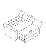 2 Seater Sofa Bed
