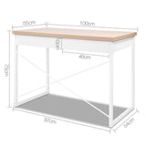 Study Desk with Two Drawers