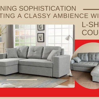 OUTLINING SOPHISTICATION: CREATING A CLASSY AMBIENCE WITH AN L-SHAPED COUCH