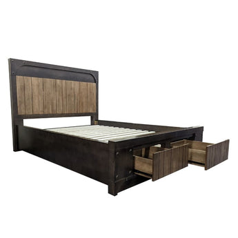 Tupelo Luxury Vintage Design Timber Bed Suites with Storage