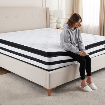 Soft/Plush Pillow Top Pocket Spring Roll Up Mattress BD1713