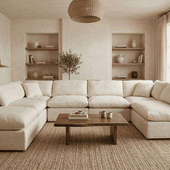 Cloud Modular 7 Seater U-Shape Couch (including Ottoman)