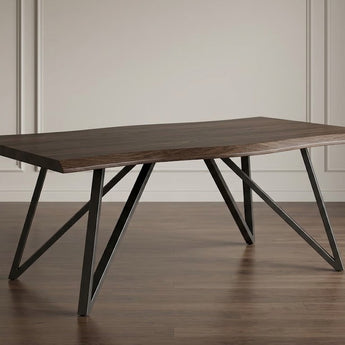 Walnut Oak Veneer Dining Table DT2000
