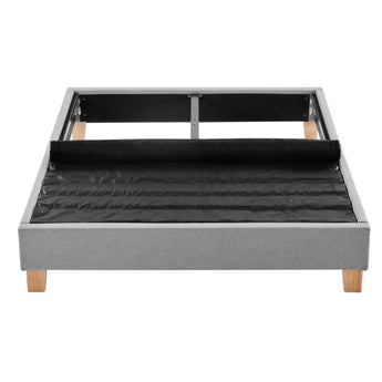 EH1065 Grey Fabric Bed Base with Optional Headboard