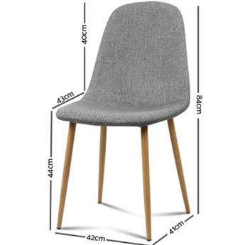 5 Piece/7 Piece Dining Set (White Rectangular Table + Eames Dining Chairs)