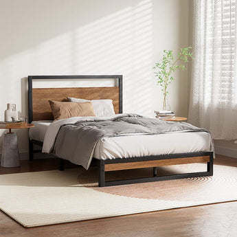 Bed Frame Metal Bed Frame - King Single Only-Elechome