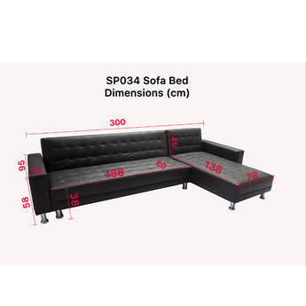 ADVENT 3-Meter Sofa Lounger / Sofa Bed