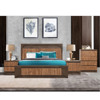 Tupelo Luxury Vintage Design Timber Bed Suites with Storage