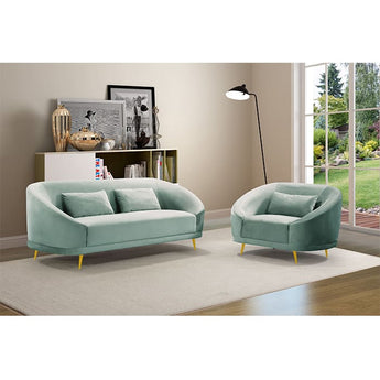 VENUS Velvet Fabric 1 Seater/3 Seater Sofa Set / Sofa Suite