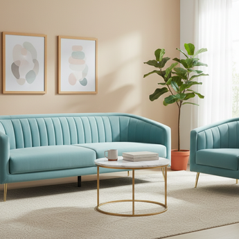 VENUS Velvet Fabric 1 Seater/3 Seater Sofa Set / Sofa Suite