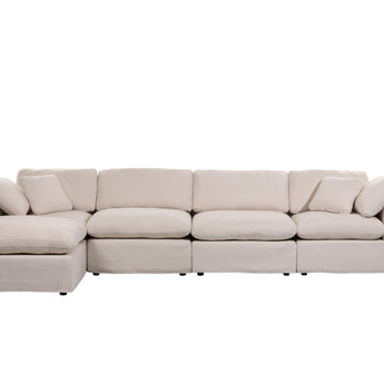 Cloud Modular 5 Seater L-Shape Couch (including Ottoman)